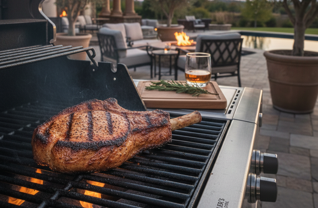 Beeler's Heluka Natural Pork Dry-Aged Single Tomahawk Rib Chop non-Frenched