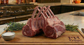 European Boar 10-Rib Rack Tomahawk Frenched