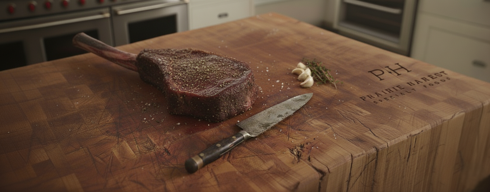 Dry-Aged American Bison Cowboy Steak