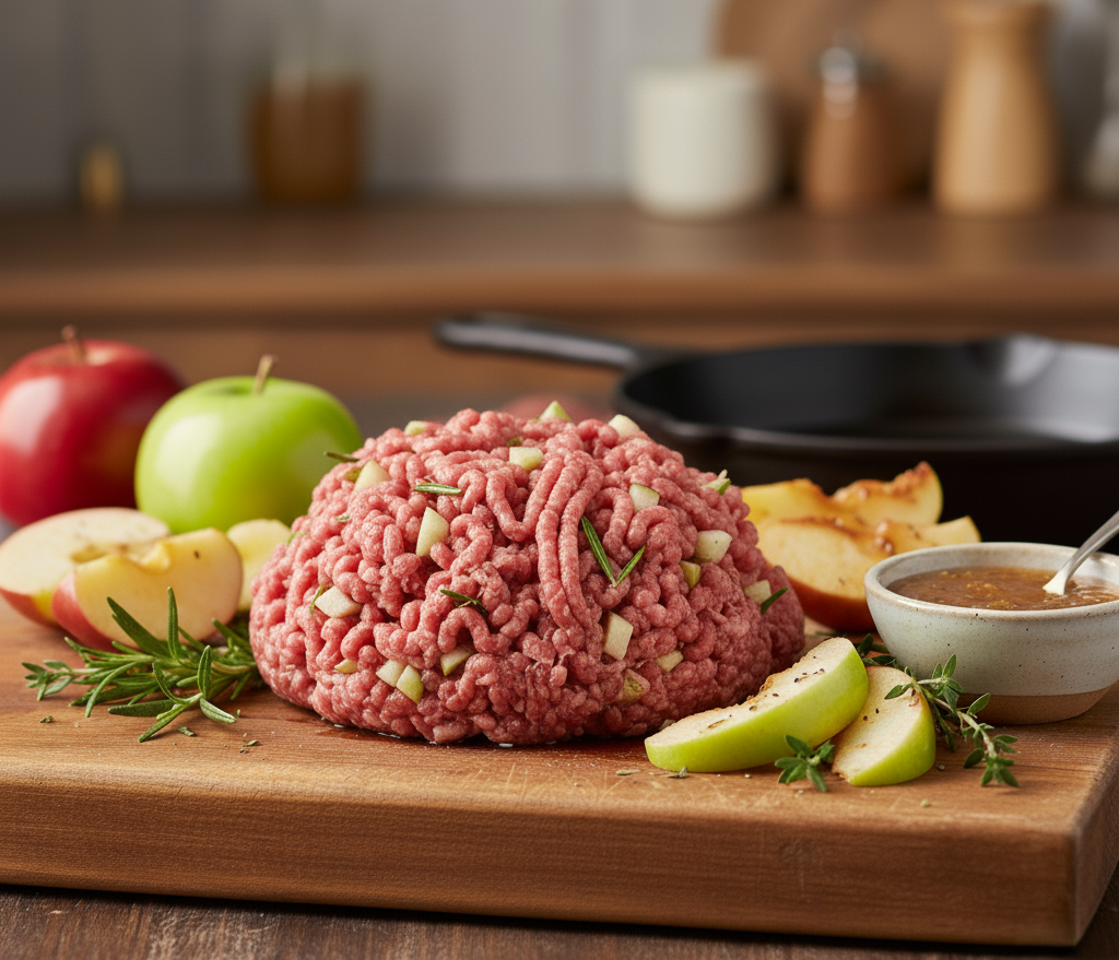 Elk Ground w/Apples Sausage